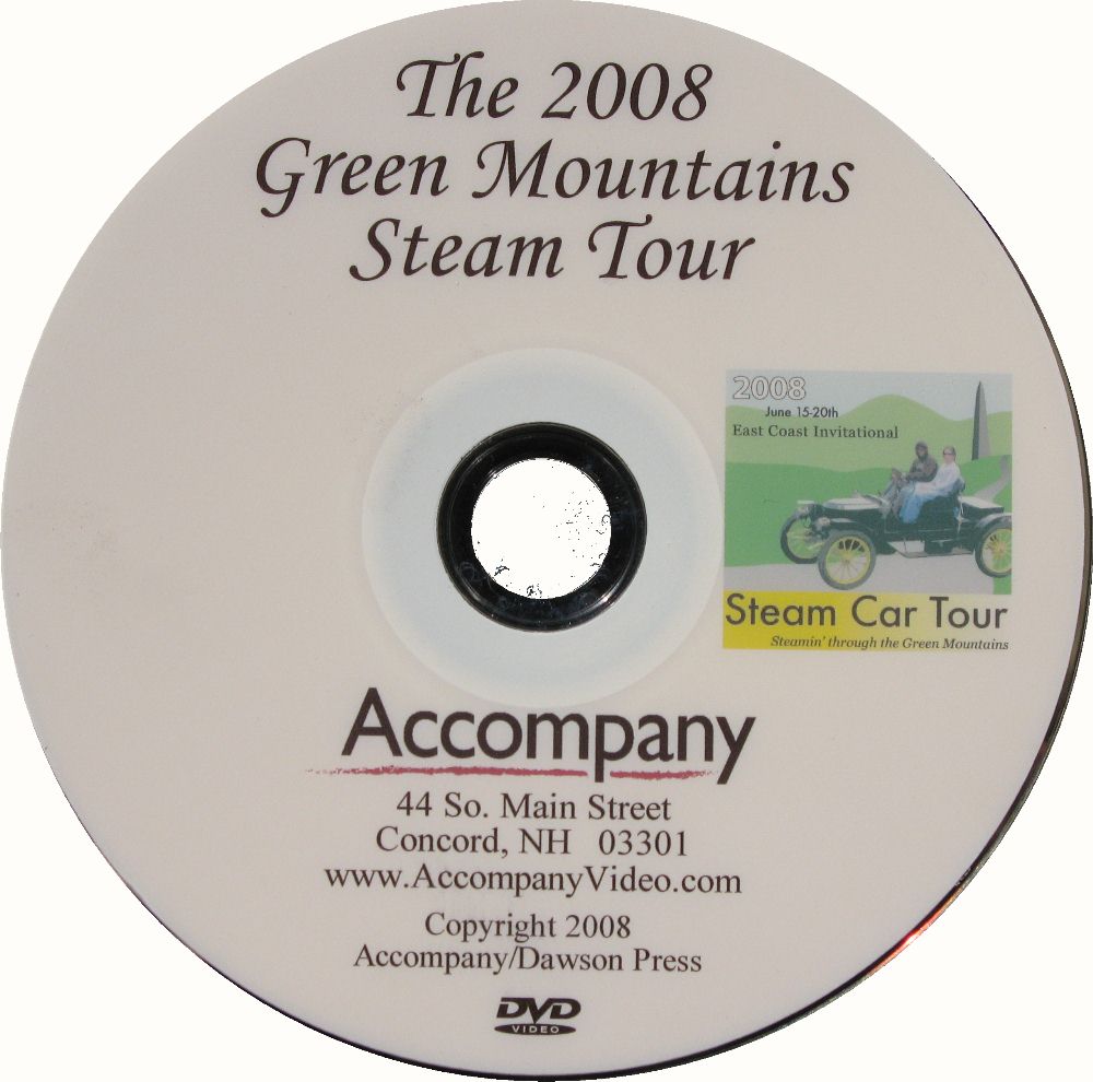 Steam Car DVD Video Documantary